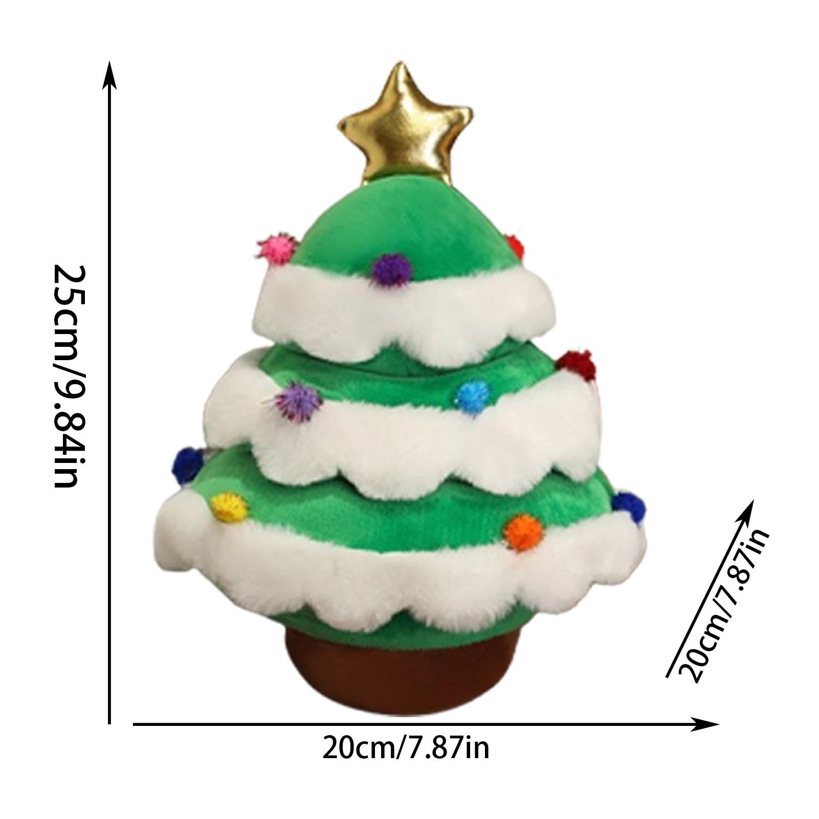 Amazon｜クリスマスツリー型ぬいぐるみ、クリスマスツリーおもちゃ