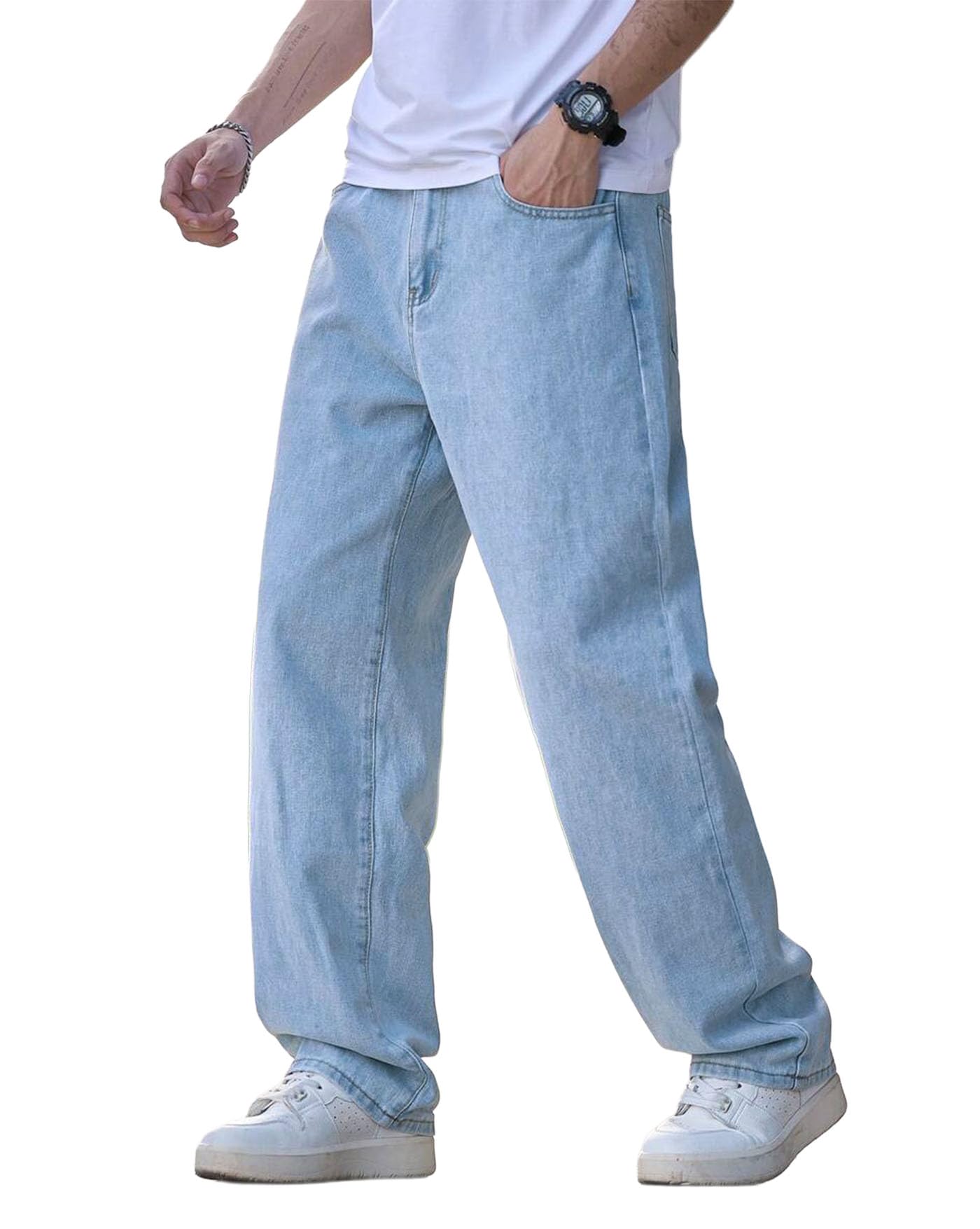 ausk Men's Regular Fit Mid Rise Jeans || Stylish Jeans-picture-37