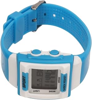 Qcwwy Electronic Sports Watch Whole Hour Chime Waterproof Quadrate Large Screen Luminous Fashion Digital Sports Watch for Swimming for Sports for Men