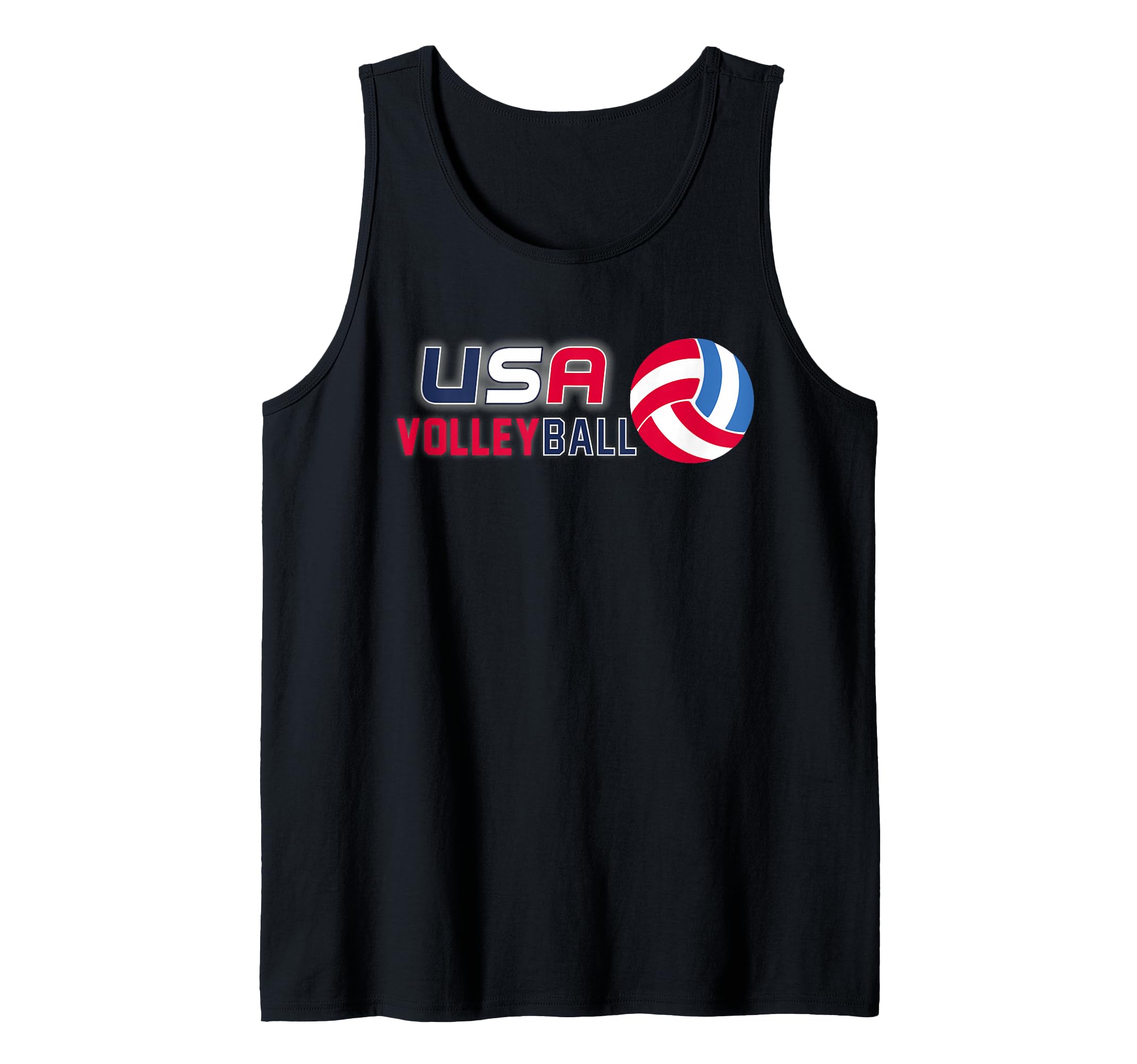 USA Colors Men and Women's Volleyball Tank Top