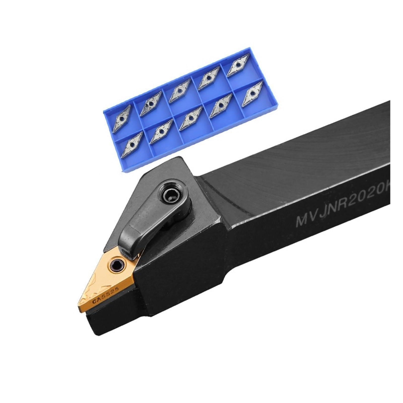 1PCS MVJNR2020K16 MVJNR1616K16 MVJNR2525M16 Externe Drehen Werkzeug Halter VNMG Hartmetall Einsätze MVJNR Drehmaschine Schneiden Werkzeuge Set(VNMG160402-HA,MVJNR2525M16)