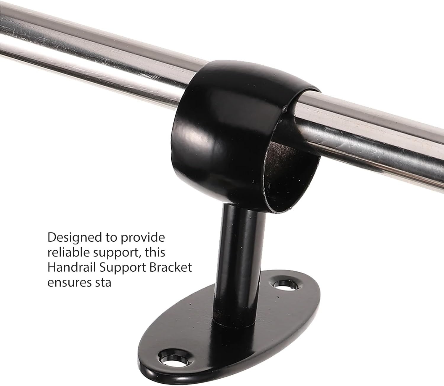 Handrail Bracket 8Pcs Stair Handrail Column Support Railing Brackets for 201# Stainless Steel Banister Holders Hand Stairs Accessories for Stairs Support