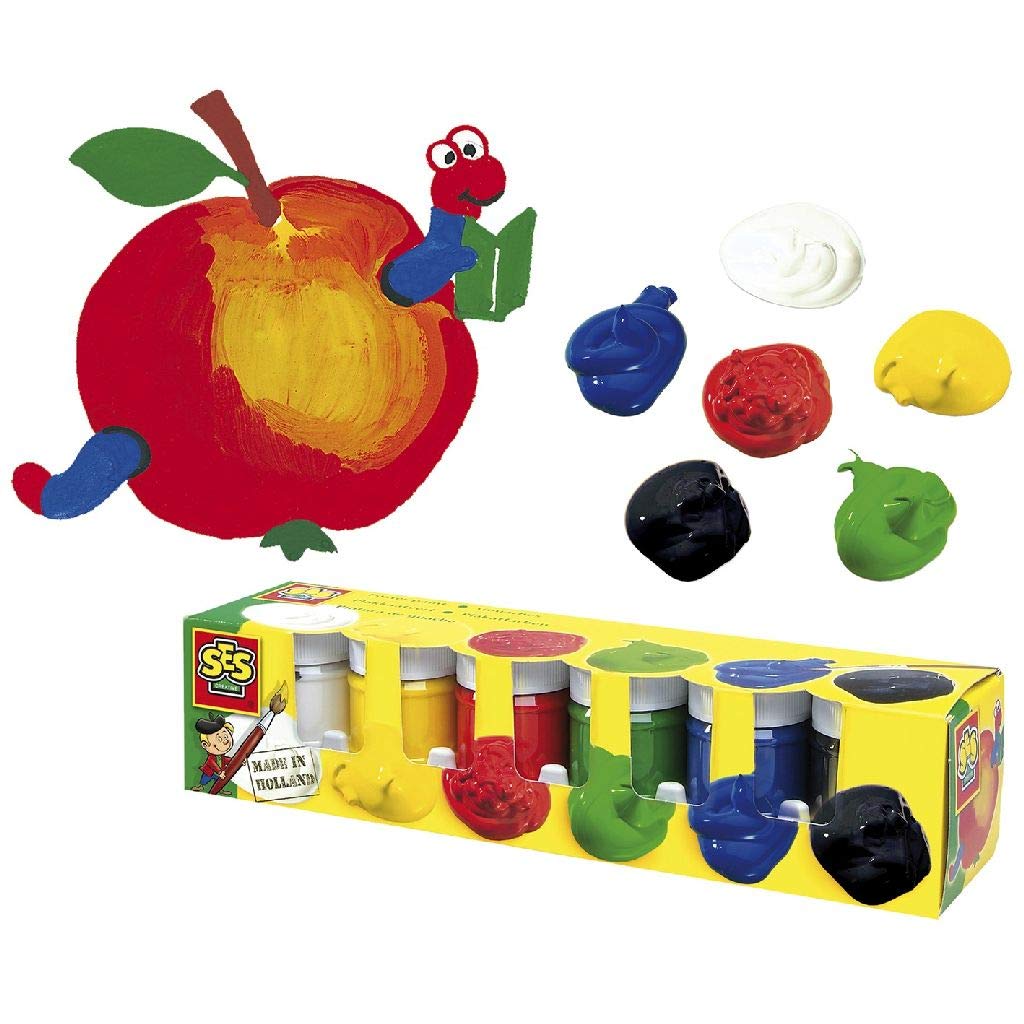 SES CreativePosterpaint 6-Pieces, 50ml