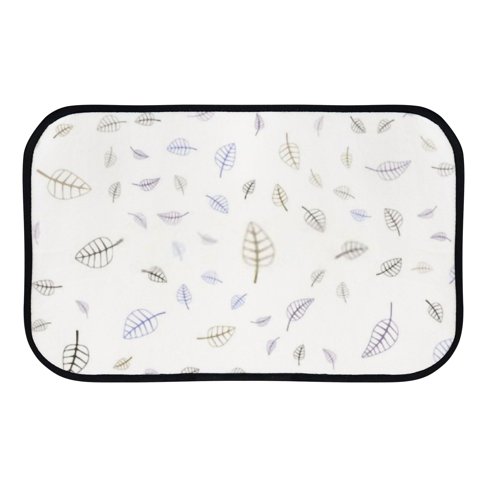 Nuansexi Bathroom Rugs Light Blue Green Abstract Doodle Floor Mats Non Slip Bathmat Doormat Tub Mat Coral Velvet Absorbent Entrance Carpet Mats Machine Washable Bedroom Decor