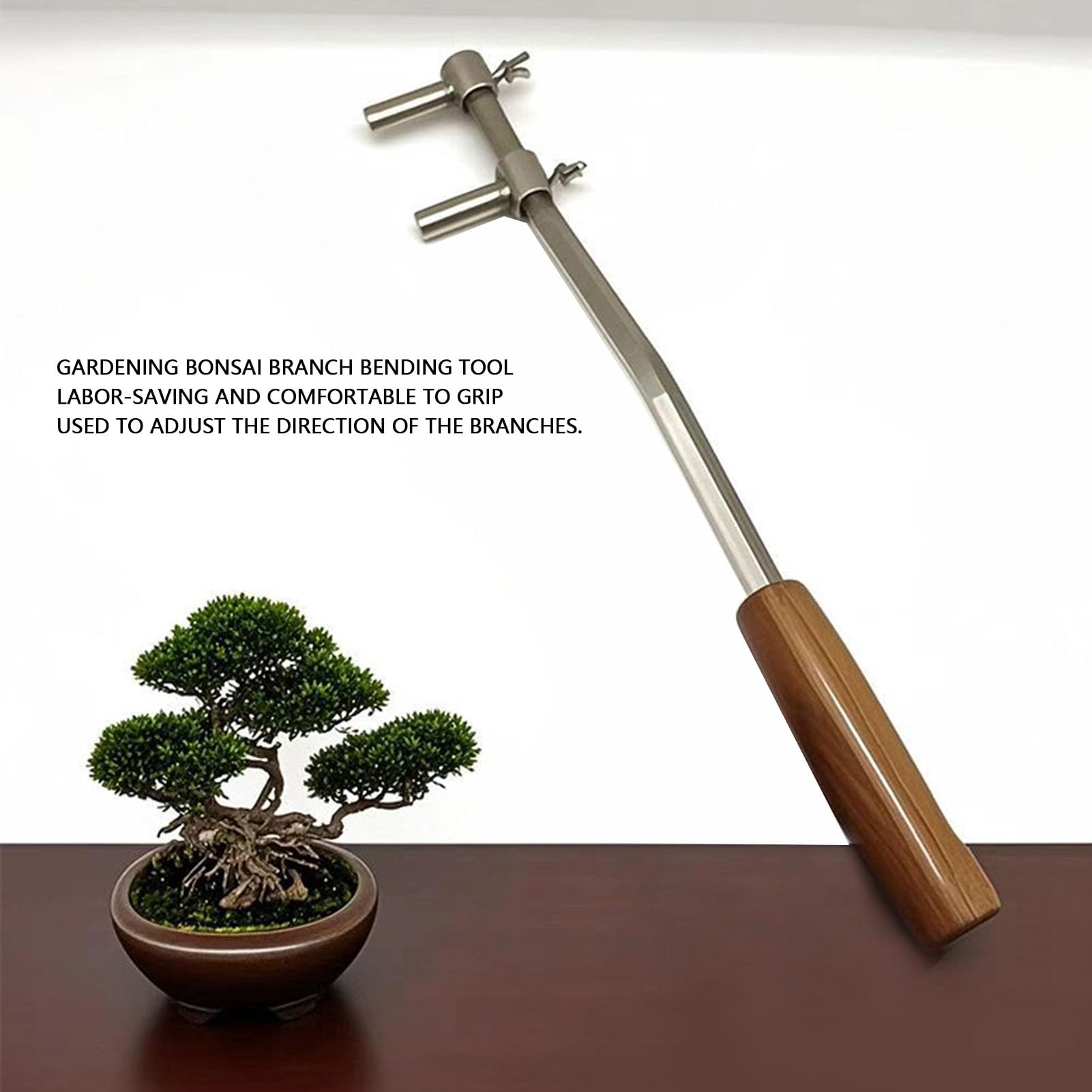 HERCHR Outil de Pliage de Branches de bonsaï, cintreuse de Tronc de Branche d'arbre, Outils de Mise en Forme de courbure de Plantes de Jardin avec Outil de Coiffure de bonsaï
