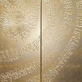  Abstrait tourbillon or A633 - diptyque texturé industriel, art original, peintures texturées abstraites de l\'artiste Ksavera