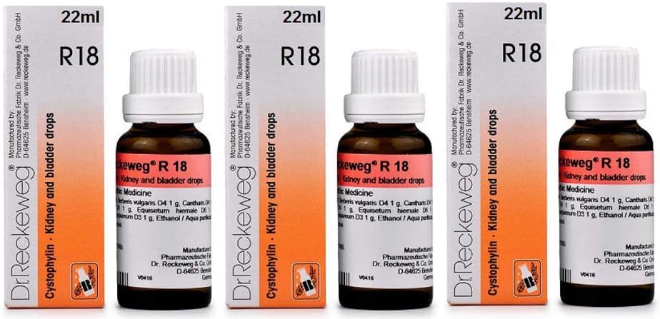 Dr. Reckeweg R18 Drops 22ml Each (Pack of 3)