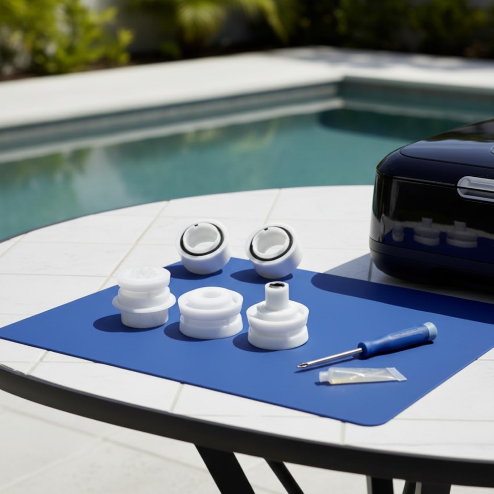 Roulement de Robot Piscine avec Bagues Détanchéité Noires pour Prévenir Usure Mécanique Prolonger Durée Vie Appareil Nettoyage Piscine