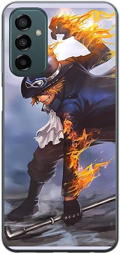 Clear Slim Soft Transparente Durable Caucho Silicona TPU Fundas Fit Funda para Samsung Galaxy A13 5G A04S Sabo Anime Japón 08