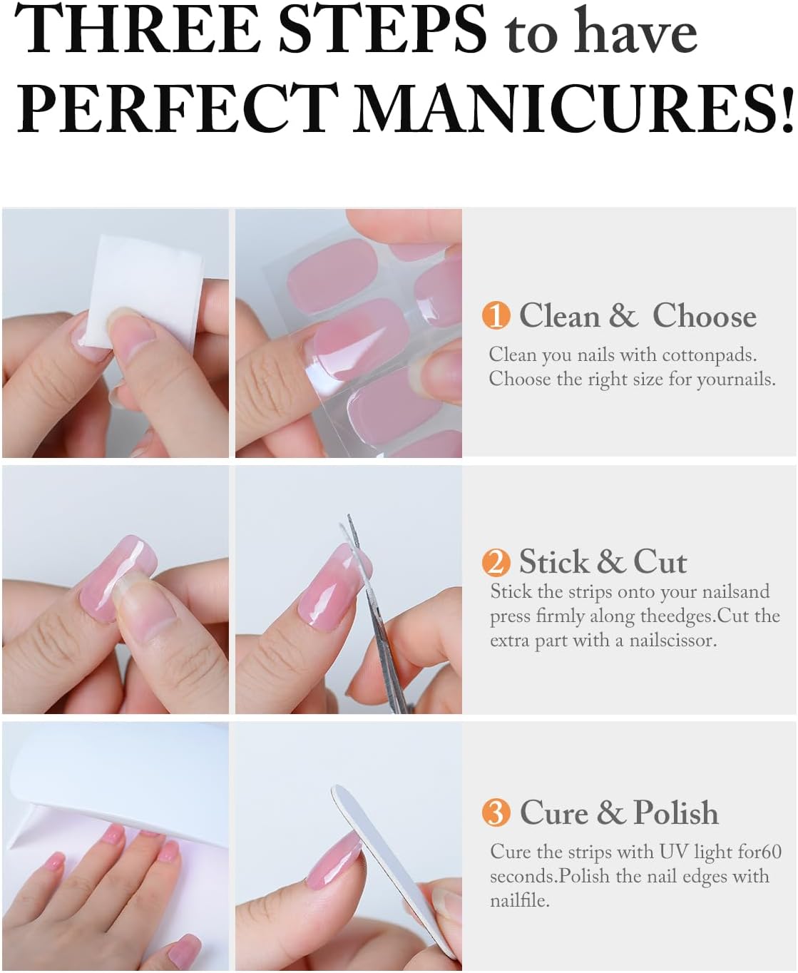 XT Semi Cured Gel Nail Strips Patriotic 4th of July Nail Decoration Wraps Patriotic Stickers UV Light Required (4th of July 030)