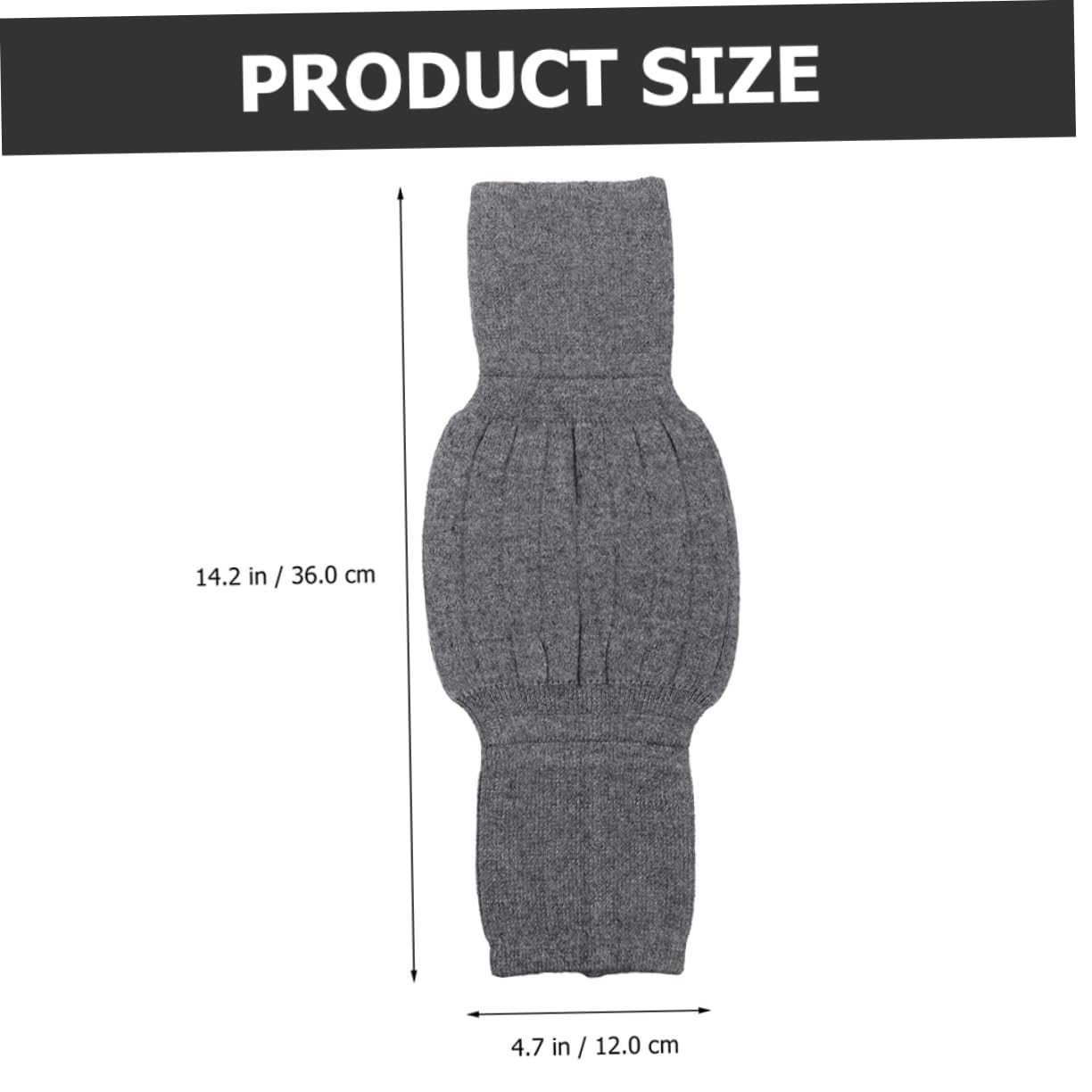 Genouillère Chauffante en Laine Cachemire, Lot de 2 Paires