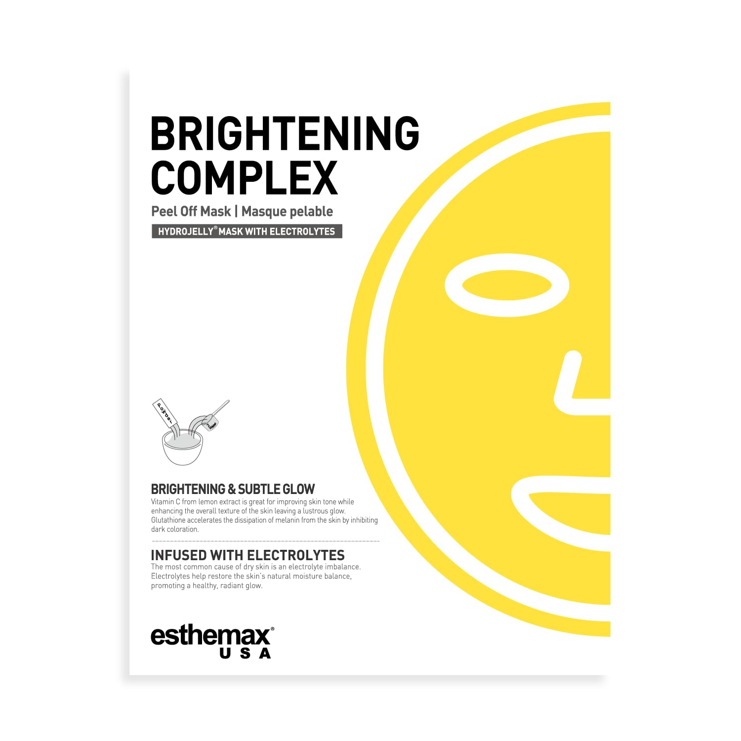 パック・フェイスマスク hydrojelly mask BRIGHTENING COMPLEX Amazon.com : [esthemax] BRIGHTENING COMPLEX HYDROJELLY® MASK