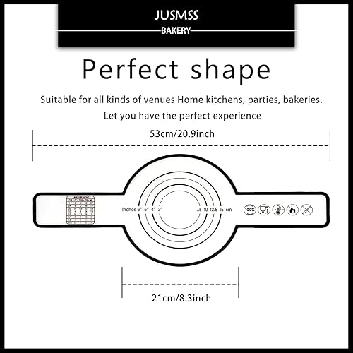 Miniatura 2 de 2 piezas de silicona para horno holandés con correas largas, antiadherente y fácil de limpiar, tapete reutilizable para hornear pan, resistente al