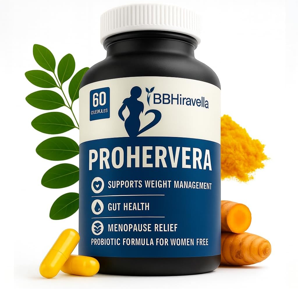 ProHervera Balance Companion for Women with 68B CFU Probiotics – Same Formula for Digestive Health, Menopause Relief & Inner Comfort – ProHervera