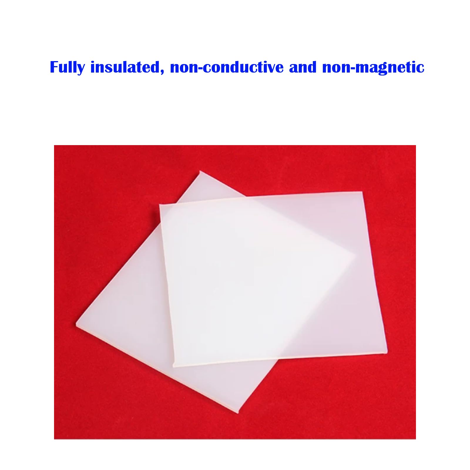 Tappetino in Silicone Per Uso Alimentare, Foglio in Gomma Siliconica Resistente Alle Alte Temperature, Tappetino Morbido E Piatto, Dimensioni 500 Mm × 500 Mm (500mm*500mm*6mm)