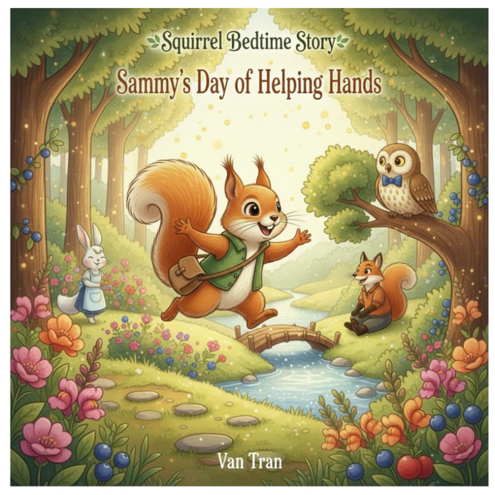 Sammy’s Day of Helping Hands (Squirrel Bedtime Story)
