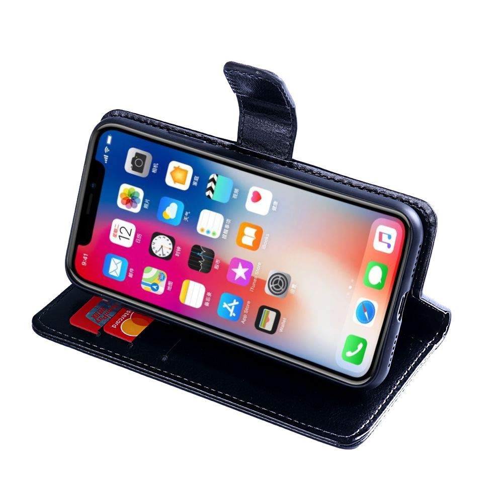 Custodia A Portafoglio Per ASUS Zenfone 4 Max ZC520KL – Pelle PU Con Supporto E Slot Porta Carte