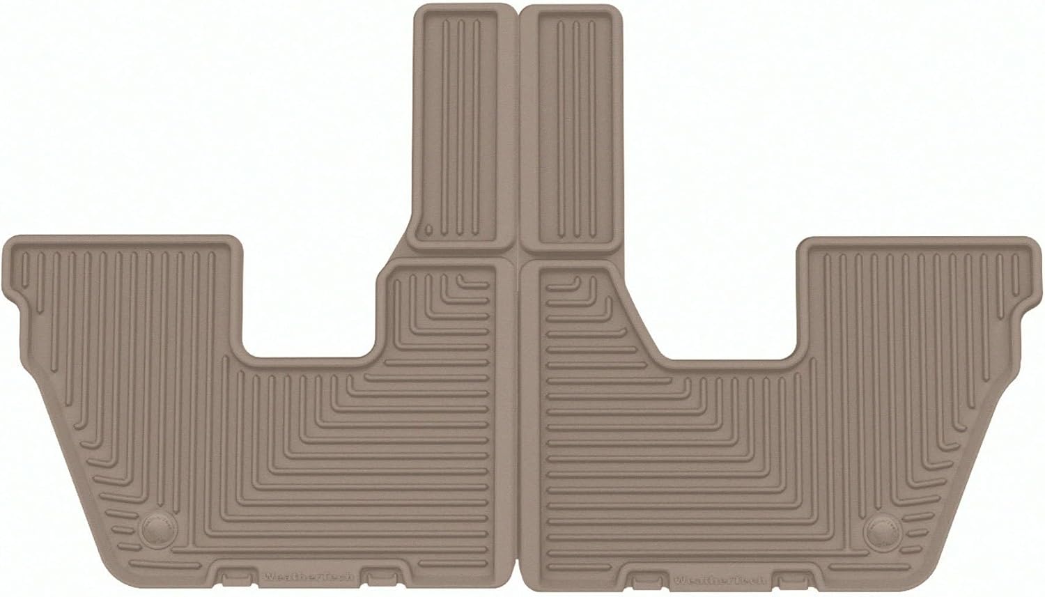 WeatherTech All-Weather Floor Mats for Jeep Grand Cherokee L 3rd Row (W616), Black