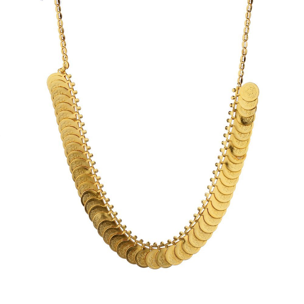See full amazon price history chart for ZENEME Jewellery Set Gold Plated Traditional Maharani Temple Coin Necklace Jewellery For Women & Girls ZENEME Jewellery Set Gold Plated Traditional Maharani Temple Coin Necklace Jewellery For Women & Girls (B01DNX7GWU) Amazon Price History, Amazon Price Tracker