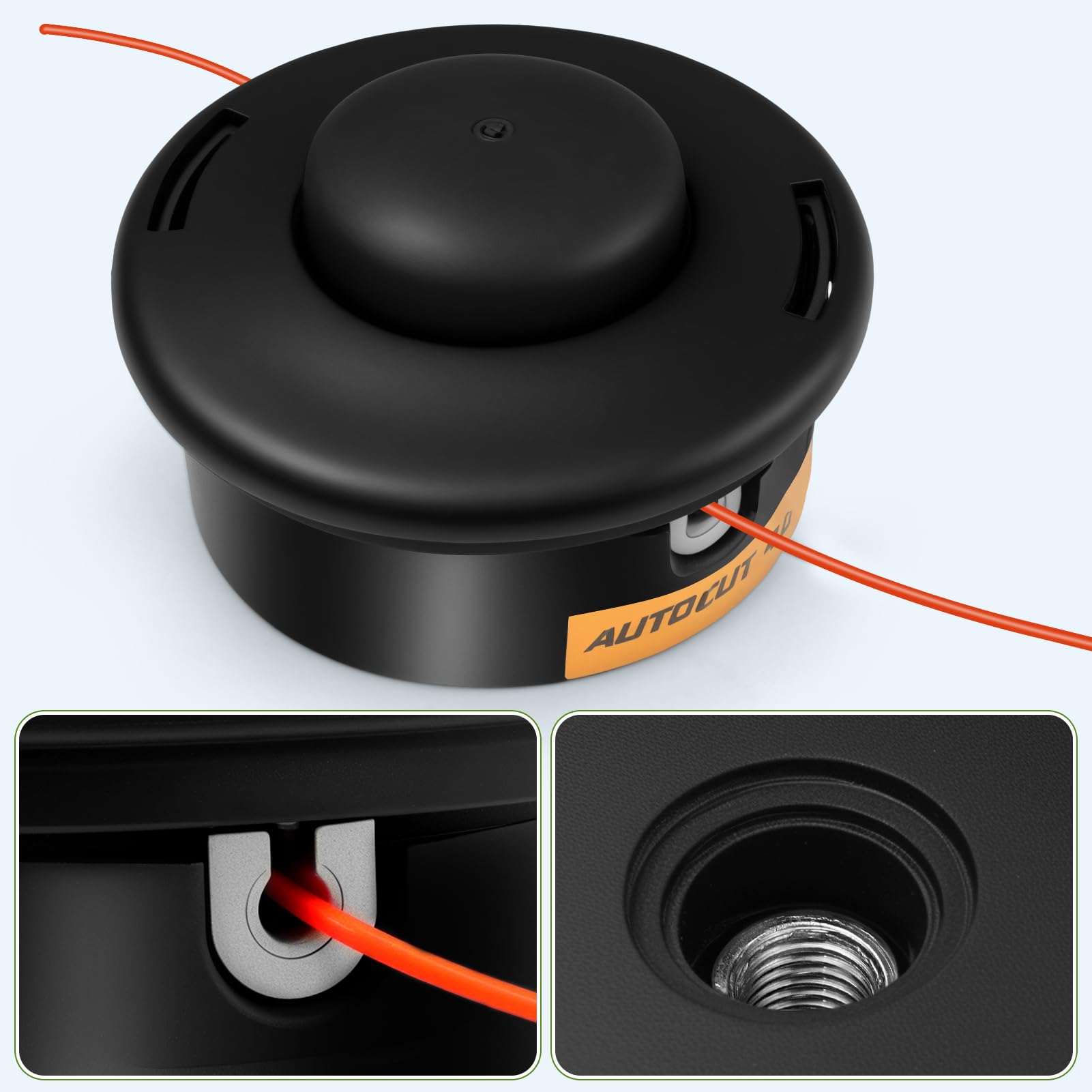 Tête de débroussailleuse pour Stihl Autocut 40-2 FS160 FS220 FS280 FS290 FS300 FS310 FS350 FS360 FS400 FS410 FS450 FS460 FS480 FS490 Tete à Fil Coupe-Bordure Accessoires Remplace 40037102189