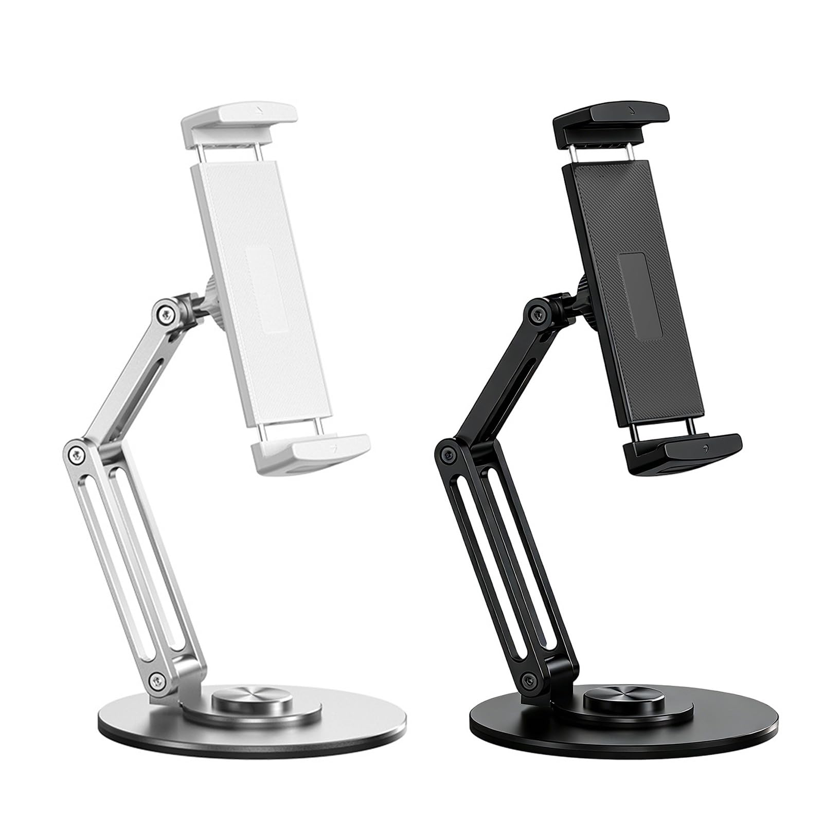 Supporto per tablet Supporto girevole a 360 gradi Portatile Pieghevole Staffa da Tavolo Supporto per Tablet Telefono Desktop Ergonomico Regolabile Notebook