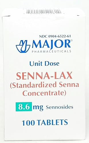 Major Senna-Lax 8,6 mg Sennosides, 100 comprimidos por caja