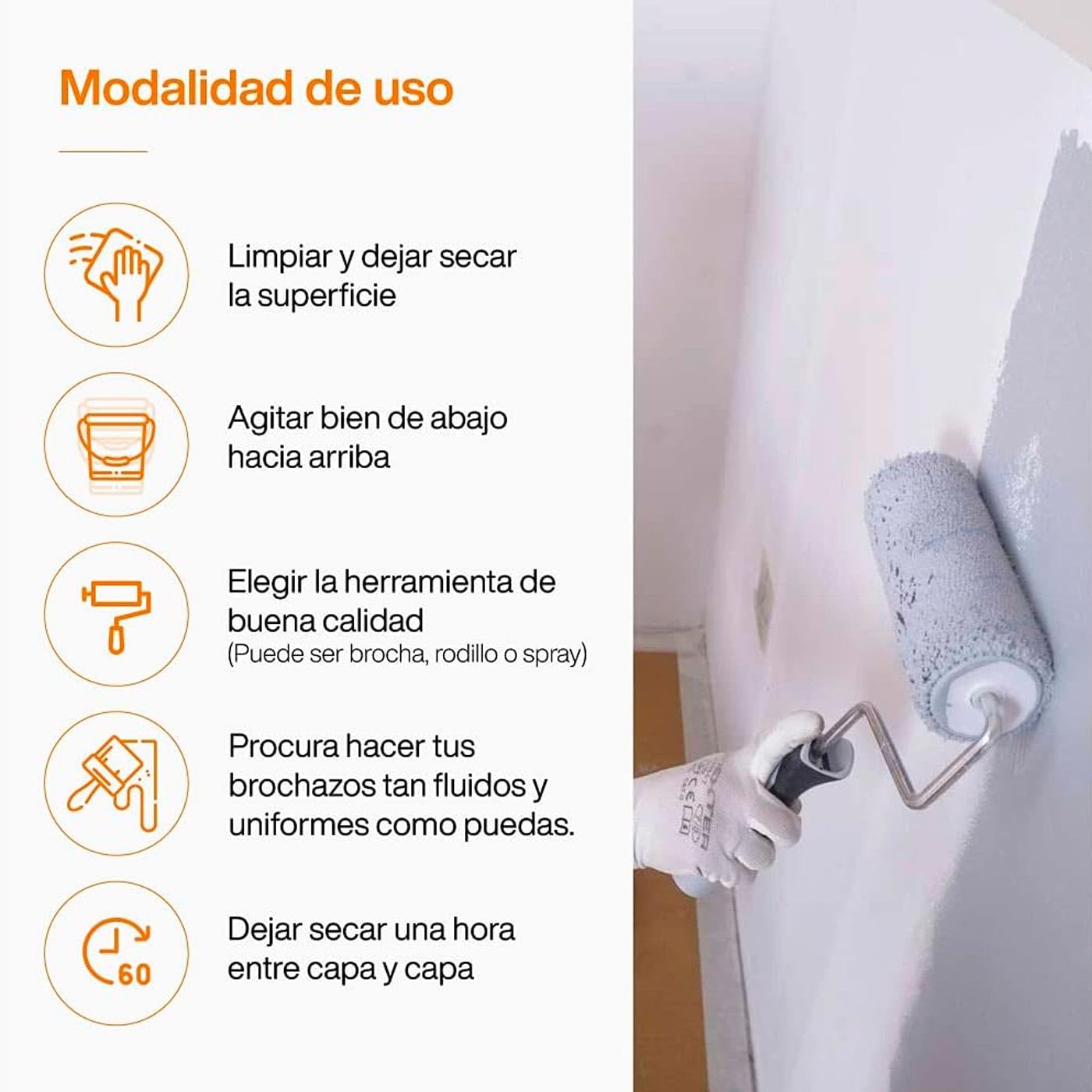 AC - Bote de Pintura Esmalte - Fabricado en España - Ideal para Cualquier Superficie, Madera, Plástico, Cristal o Cemento - Capacidad de 750 ML - Rojo Bermellón (L099)