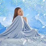 MH MYLUNE HOME Cooling Blanket for Hot Sleepers, Lightweight Thin Summer Blanket for Hot Flashes Nig