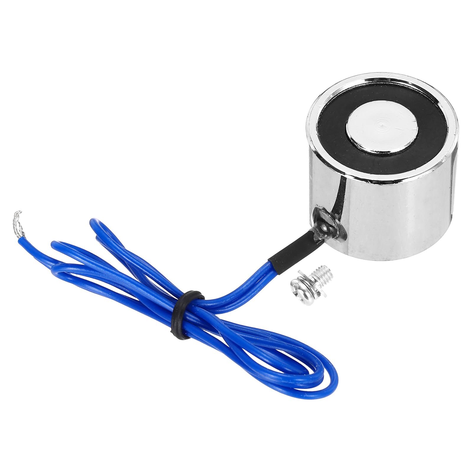 Electroimán Solenoide DC 12V 1.5W 17.6LB 8Kg Redondo 25x20mm