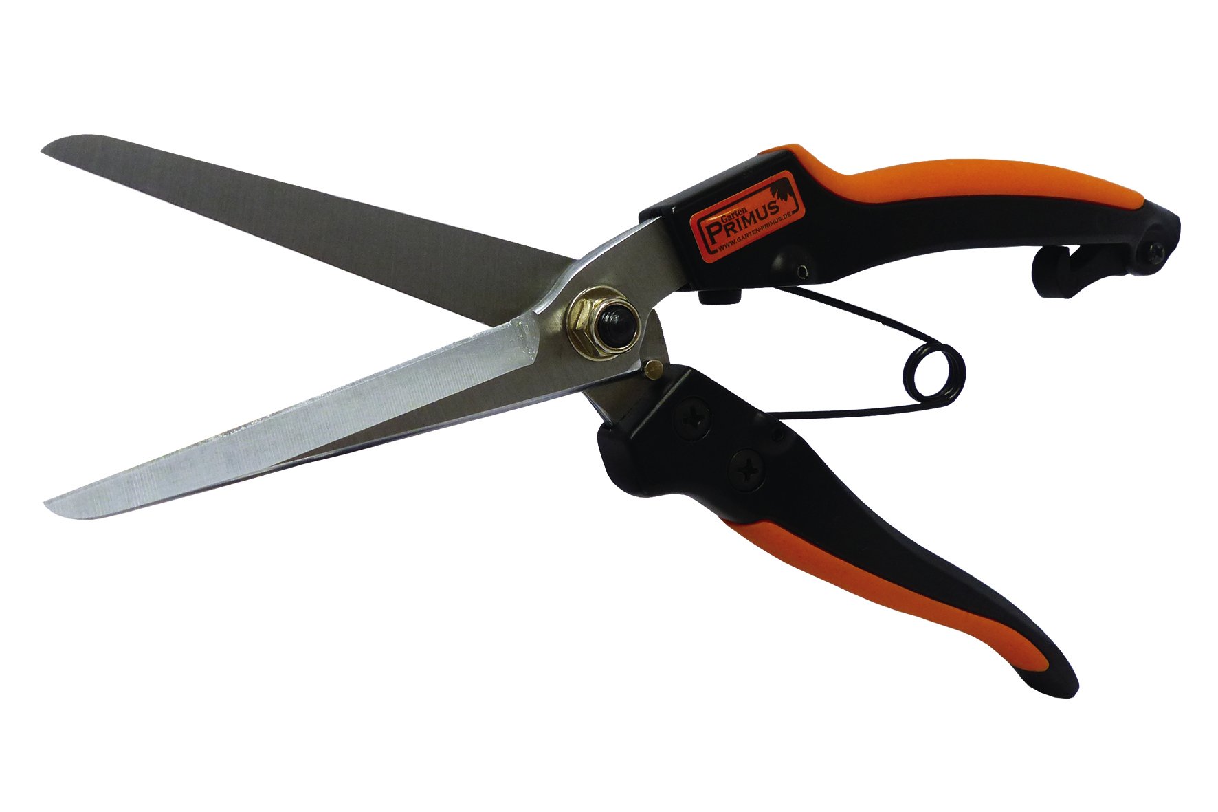 Garten Primus Gartenschere, Stauden und Kräuterschere, schwarz/orange