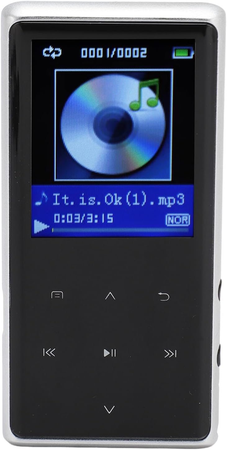 MP3 Player,5.2, HiFi Lossless Sound Quality Built in HD Speakers Multifunctional Mini Music Player with Voice Recorder FM Radio for Sport, Lossless Sound Music Player (8GB Memory)