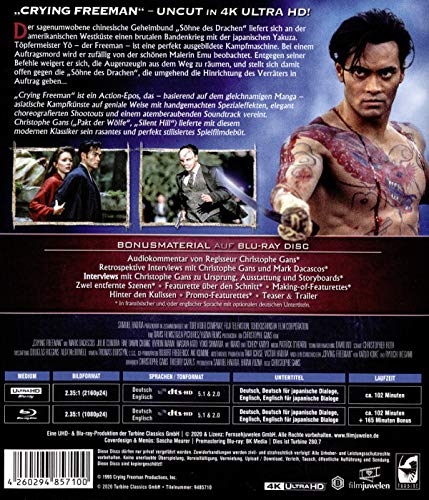 Crying Freeman – 4K Blu-ray (UHD + Blu-ray Disc)