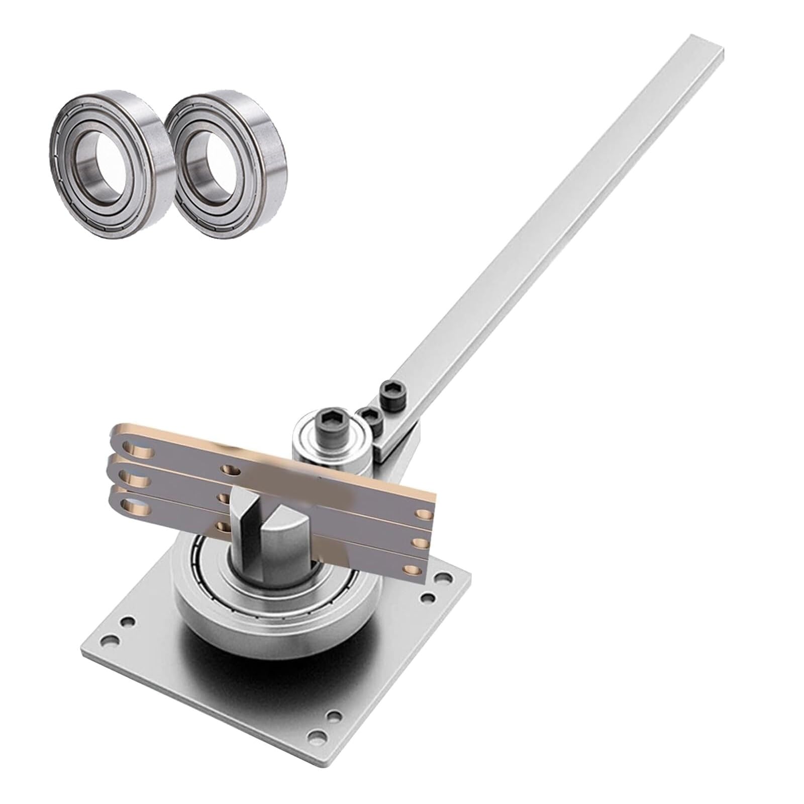 GYKOZY Manual Metal Bending Machine, Heavy Duty Handheld Steel Bender, Labor Saving Portable Strip Former, Handles 1-8.5mm Thickness, for Fabrication of Copper Iron Aluminum Wire