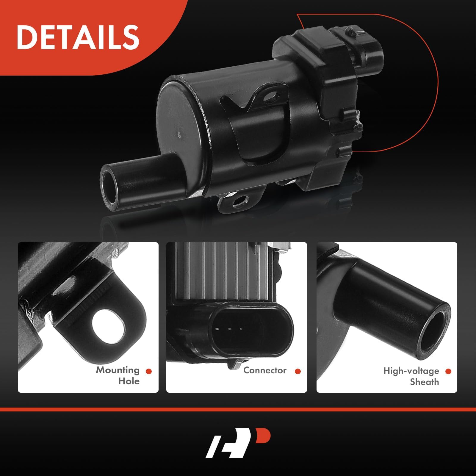 8 Round Ignition Coil Pack For GMC Sierra 1500 2.7/3.0/4.3/5.3L Yukon XL - Foto 8