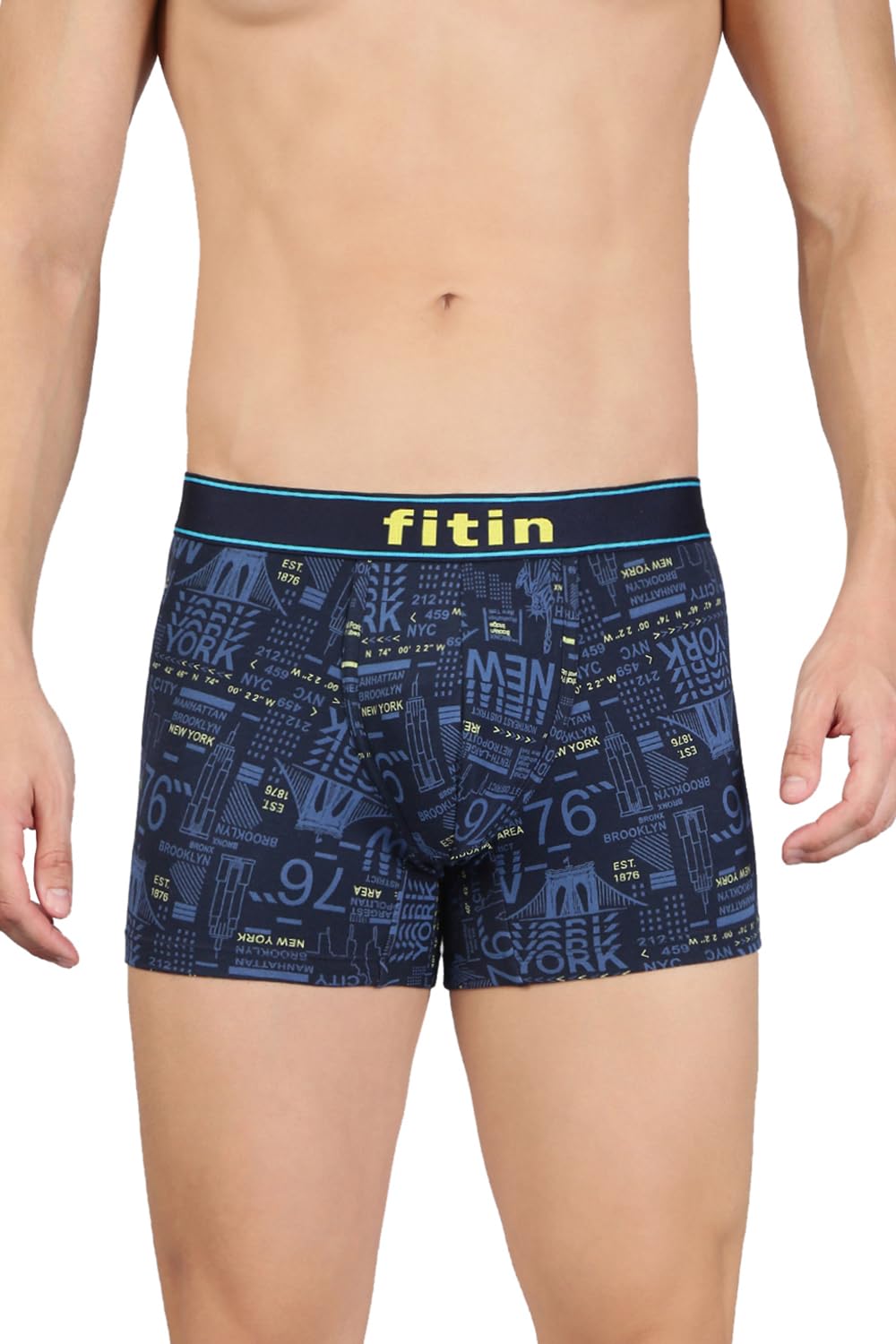 fitin Men’s Printed Trunk Underwear | Premium Cotton Spandex | No Marks Waistband | Anti-Bacterial & Anti-Odour | Regular Fit | Stylish & Comfortable-picture-25