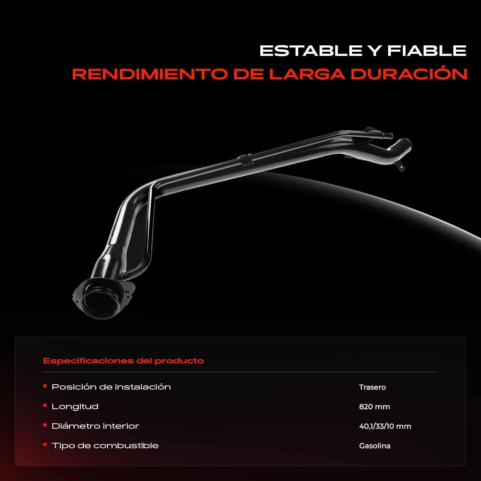 Frankberg Tubo de llenado de combustible cuello de llenado 8920165J11 | Compatible con: Grand Vitara II JT TD TE