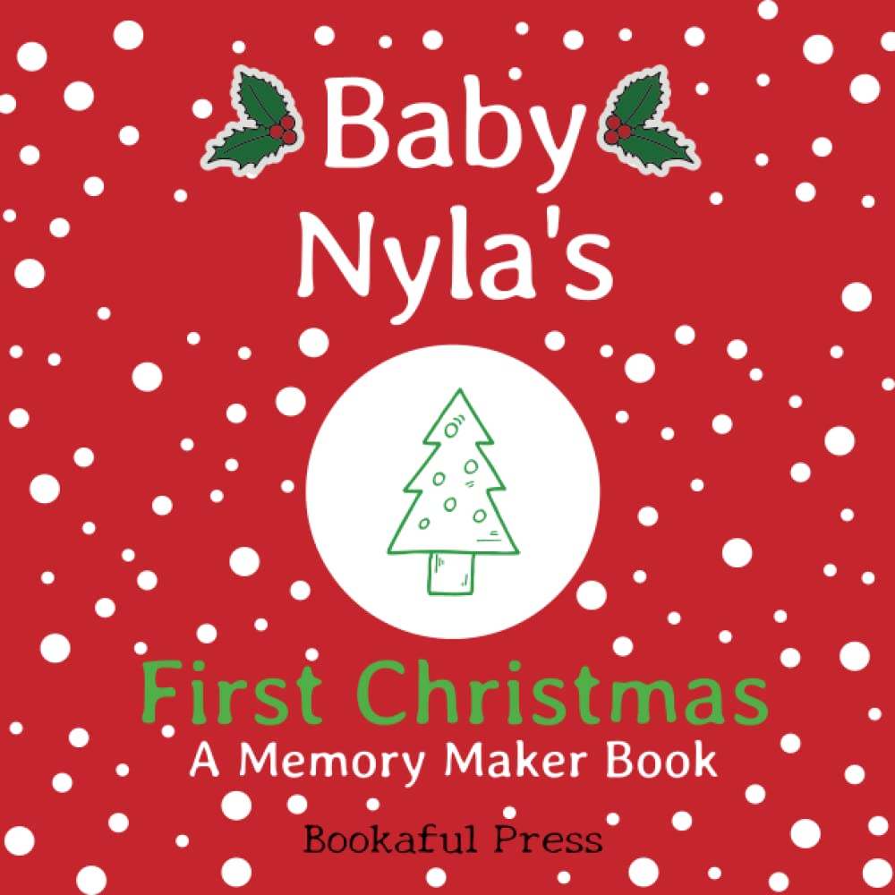 Baby Nyla's First Christmas: "A DIY Christmas Memory Maker Book"