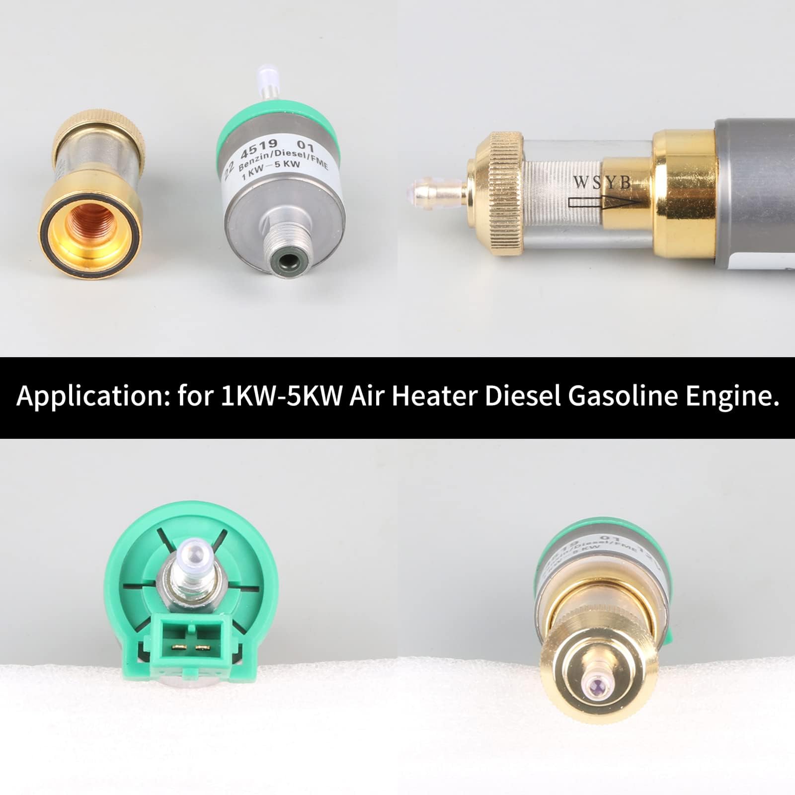 Pompa paliwowa do ogrzewania diesla 1 KW-5 KW, Grzejnik postojowy benzyna/diesel, Pompa diesla 12V 22ML, Pompa grzewcza, Do Eberspächer Airtronic D2 D4 12V, Z podwójnym filtrem