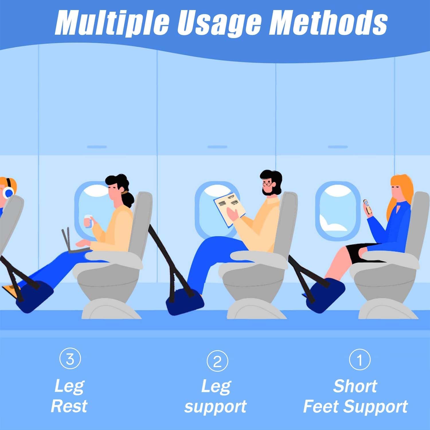 Entspannende Reise: Die besten Fußstützen für den Flugzeugkomfort