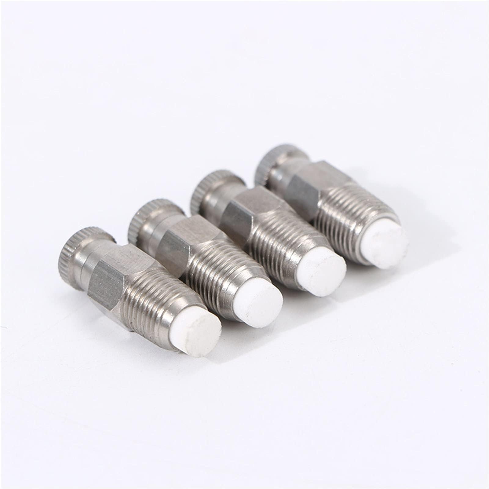LKYJD Misting Nozzles Stainless steel Replacement Heads with Filter, 50pcs High Pressure Atomizing Misting Sprayer for Patio Lawn, Landscaping, Dust Control, 1/8