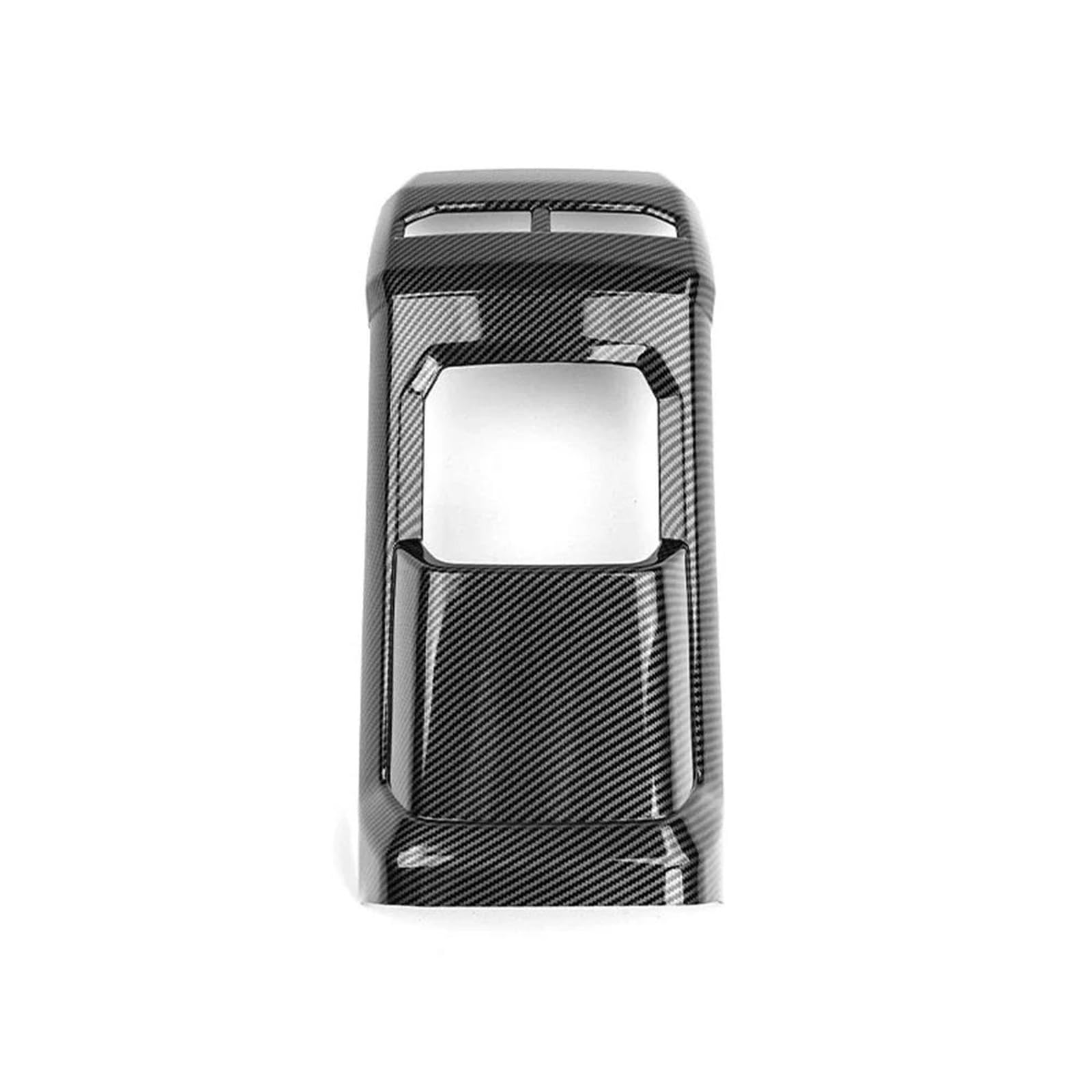for Kia EV3 2024 2025 Car Tuning Carbon Fiber Rear Row Vent Cover Trim LHD RHD Interior Decal Trim(Carbon Fiber)