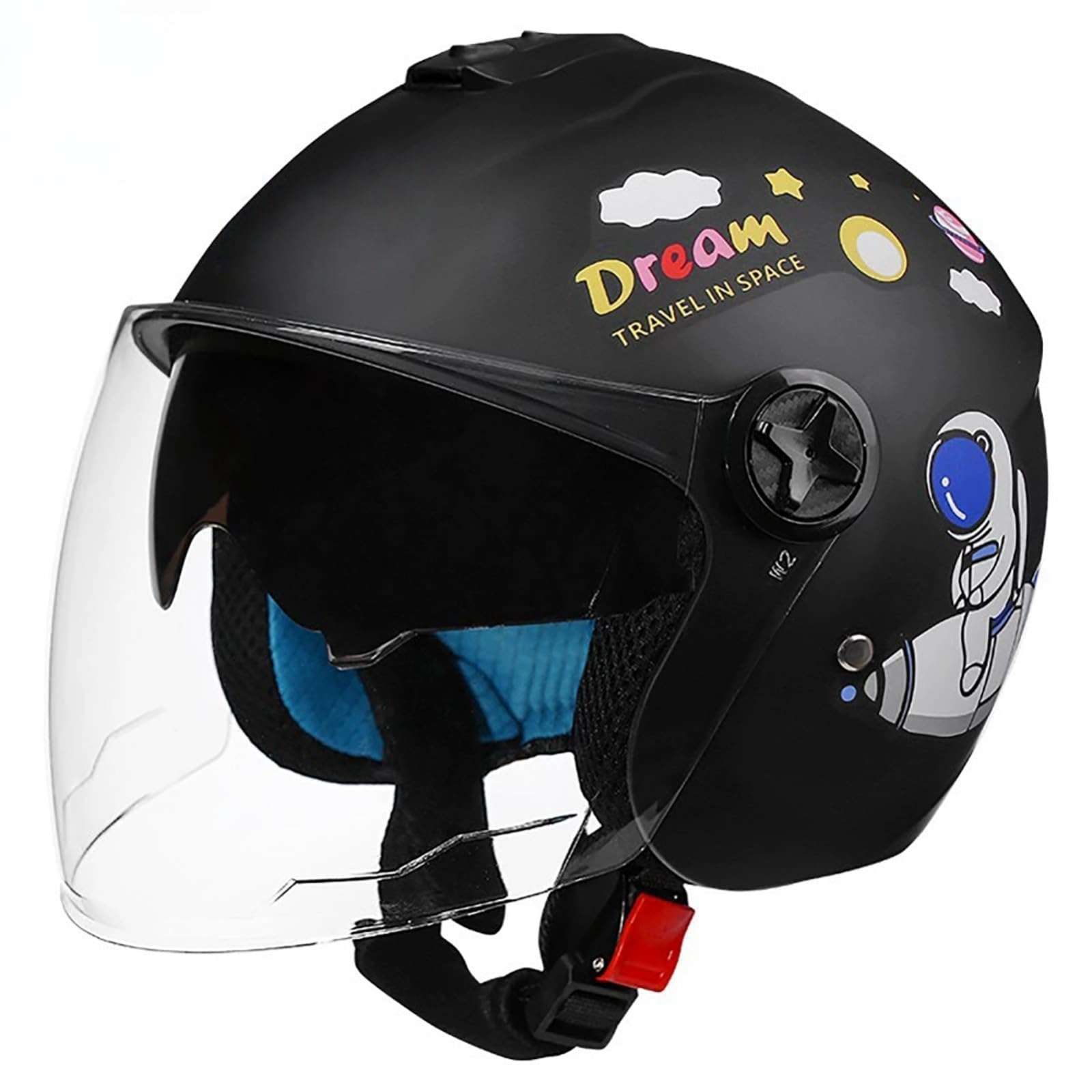 Kask dziecięcy, otwarty kask motocyklowy, kask na skuter dziecięcy z wizjerem, lekki kask multisportowy, certyfikat ECE
