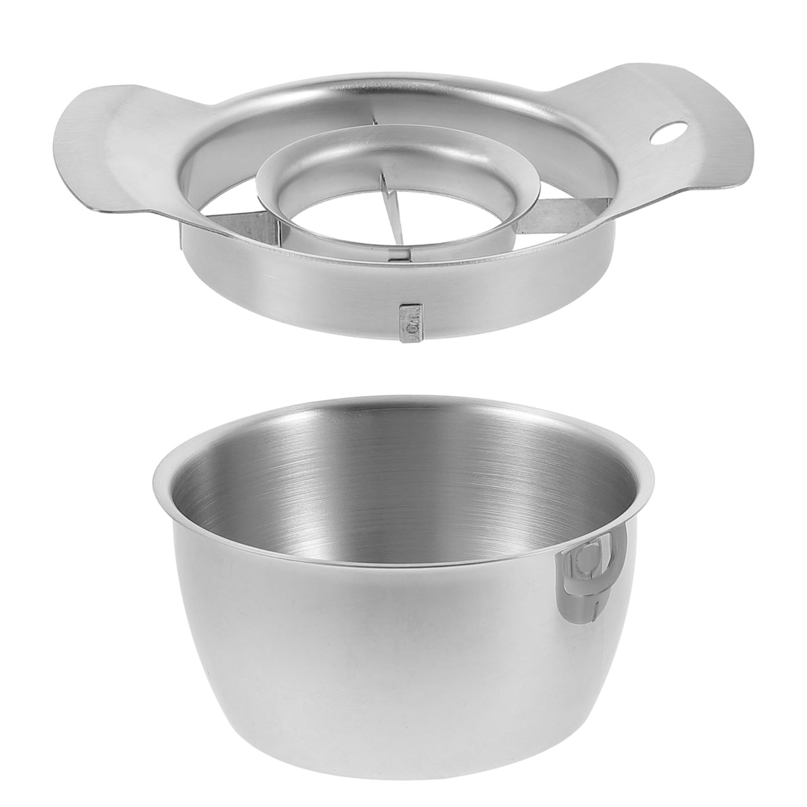 SHINEOFI Pelador de Granadas 1 Juego, de Acero Inoxidable, Antideslizante