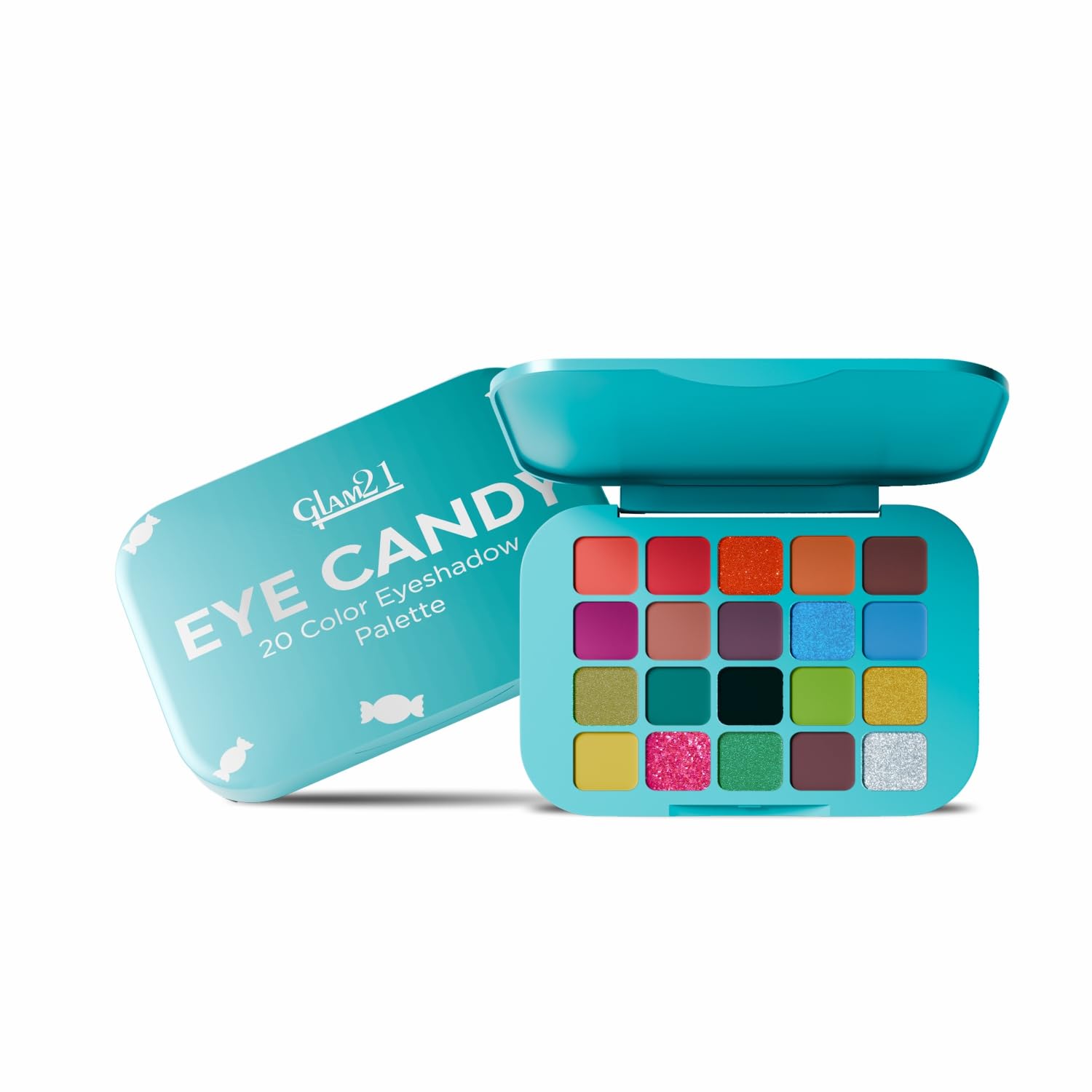 Glam21 Eyeshadow Palette 20 Combination of Mattes and Shimmers|Multicolored | Super Bendable Formula| Ultra Pigmented| Stunning Finish |Eye Makeup Palette |Infinite looks | Eye Candy|20gm-image-40