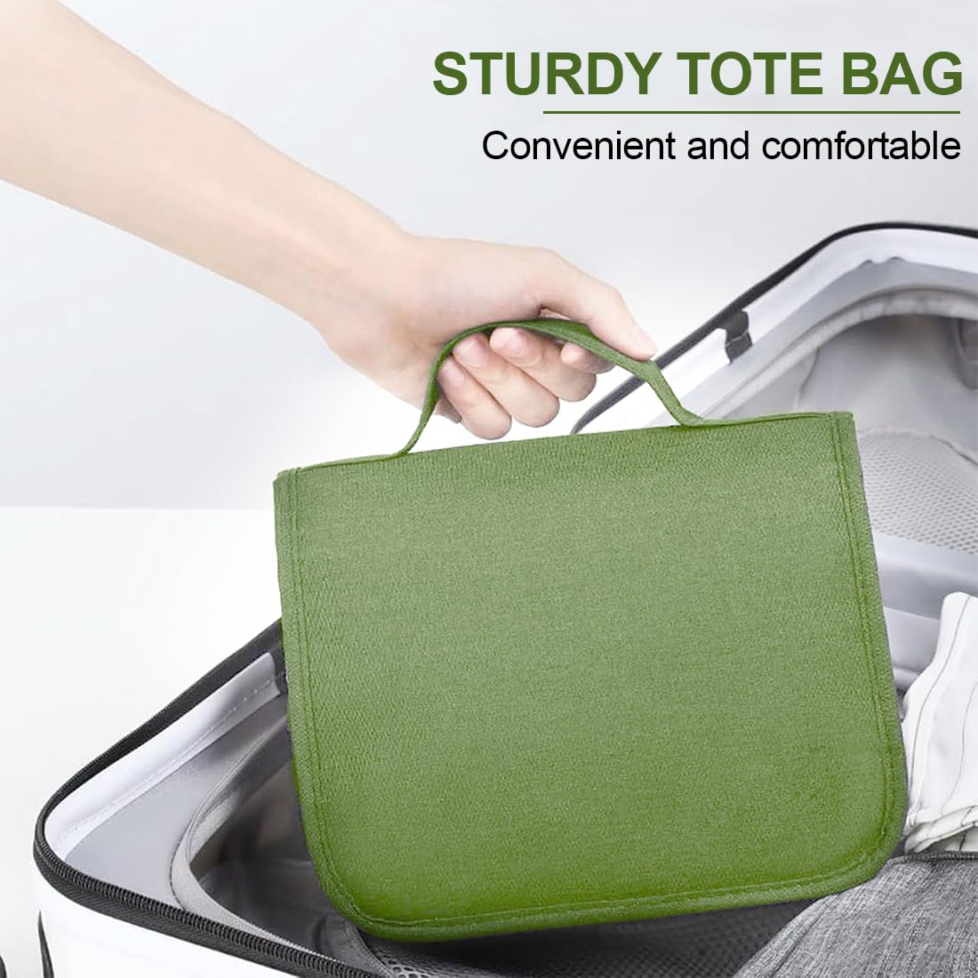 Sac de stomie, Sac pour stomie, Accessoire de stomie, Sac de rangement pour accessoires de stomie, Sac de voyage médical portable, Organiseur pour stomie für Stomie Colostomie Iléostomie, Vert