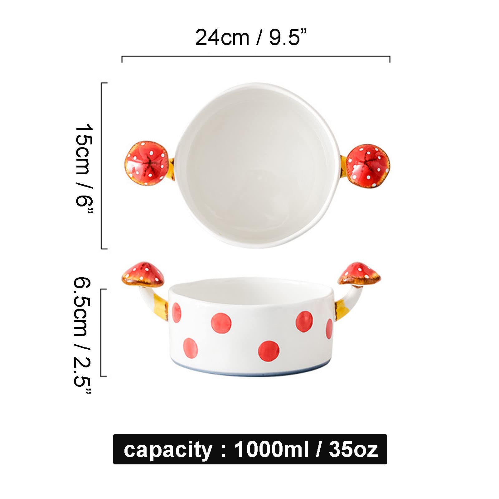 Vaisselle Bol à soupe ramen en céramique, tasse à soupe, grand bol à ramen en céramique, bol à soupe à l'oignon profond allant au four, bol de service allant au micro-ondes.-jaune-1200 ml 40 oz (coule