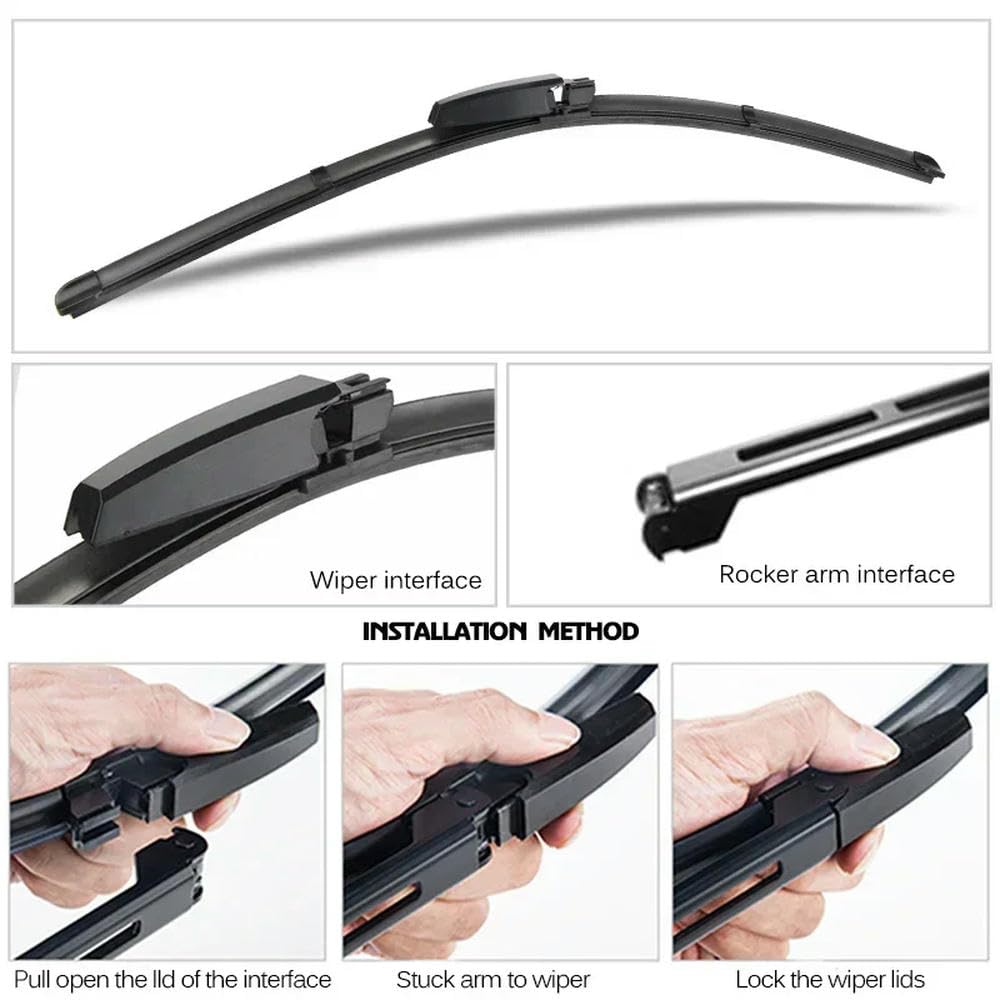 Escobillas limpiaparabrisas para Parabrisas Delantero Audi S4 2003-2008 22"+22"