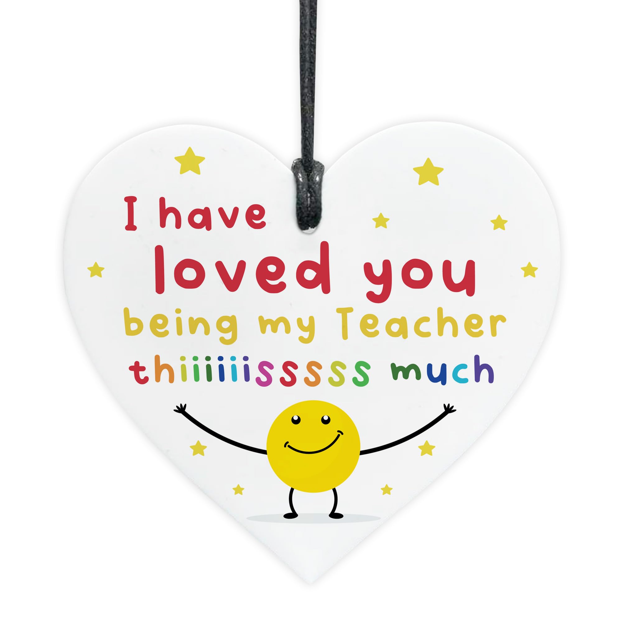 Red Ocean Teacher Leaving Gift End of Term Leaving School Nursery Acrylic Heart Appreciation Gift For Teachers Teacher Gifts For Women