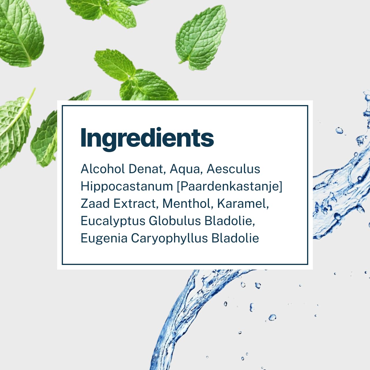 Aesculus Hippocastanum - Spray naturel pour la peau - Extrait de graines et de menthol - 100 ml (2+1 gratuits)