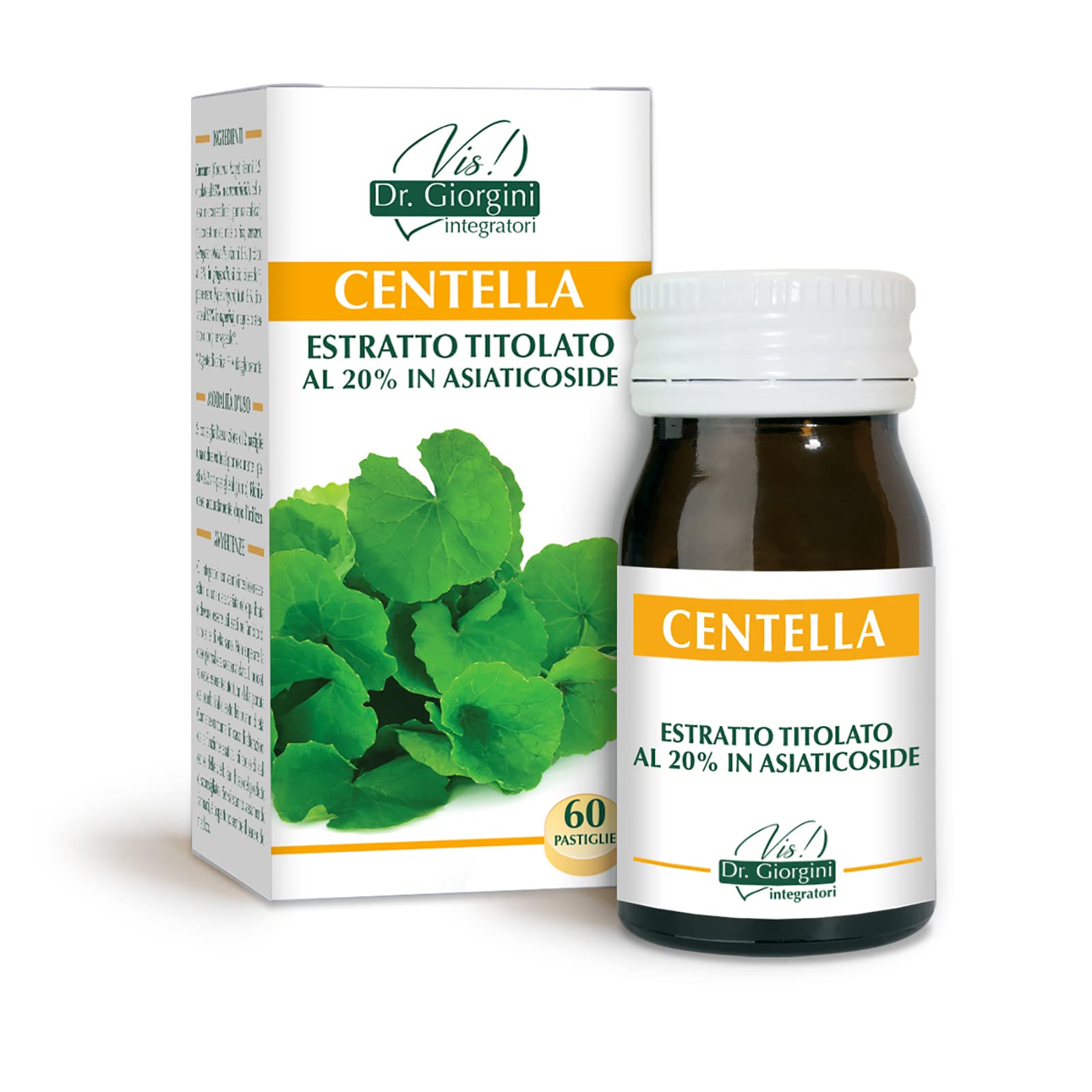 Dr Giorgini CENTELLA Estratto Titolato al 20% in Asiaticoside Pastiglie - 30 g